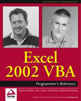 Paperback Excel 2002 VBA Programmers Reference Book