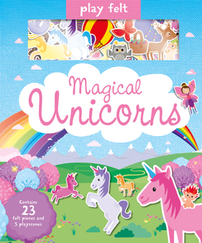 Board book Play Felt Magical Unicorns Book