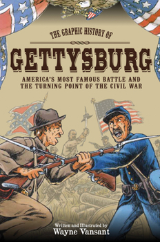 Paperback Gettysburg: The Graphic History of America's Most Famous Battle and the Turning Point of the Civil War Book