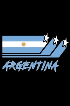 Argentinien Flaggen Notizbuch: Schönes Argentinien Flaggen Notizbuch mit 120 karierten Seiten im A5 Format (German Edition)