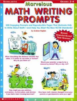 Paperback Marvelous Math Writing Prompts Book