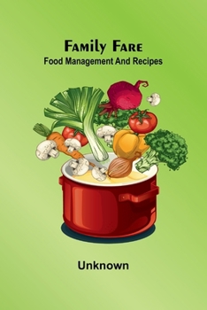 Paperback Family fare: food management and recipes Book
