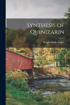 Paperback Synthesis of Quinizarin Book