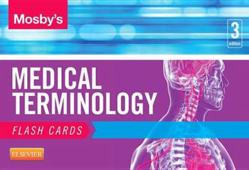 Hardcover Mosby's Medical Terminology Flash Cards Book