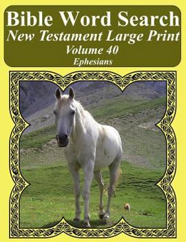 Bible Word Search New Testament Large Print Volume 40: Ephesians