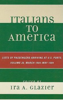 Hardcover Italians to America: Lists of Passengers Arriving at U.S. Ports Book