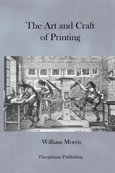 Paperback The Art and Craft of Printing Book
