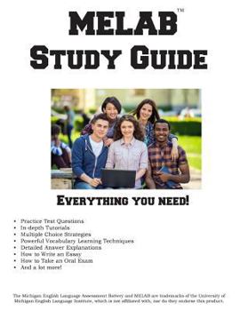 Paperback MELAB Study Guide: A complete Study Guide with Practice Test Questions Book