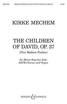 Paperback Children of David (Five Modern Psalms): Satb and Organ Book