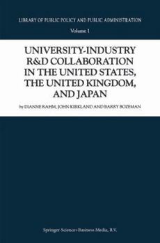 Paperback University-Industry R&d Collaboration in the United States, the United Kingdom, and Japan Book