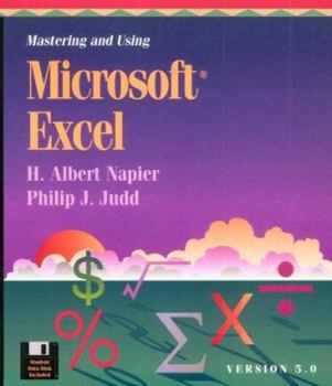Paperback Mastering and Using Microsoft Excel, Version 5.0 Book