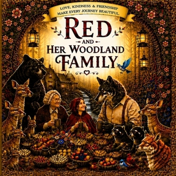 Paperback Red and Her Woodland Family Book