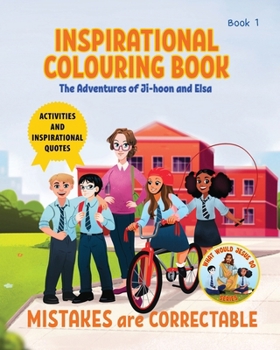 Paperback Inspirational Colouring Book 1: Mistakes are Correctable (What Would Jesus Do Series) Book