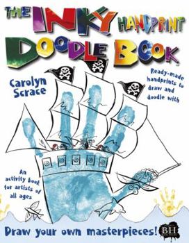 Paperback The Inky Handprint Doodle Book
