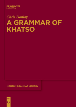 Paperback A Grammar of Khatso Book
