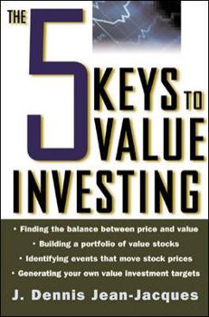 Hardcover The 5 Keys to Value Investing Book
