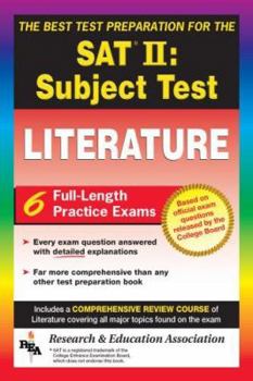 Paperback SAT II: Literature (Rea) - The Best Test Prep for the SAT II Book