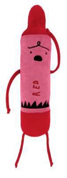 Toy The Day the Crayons Quit Red 12 Plush Book