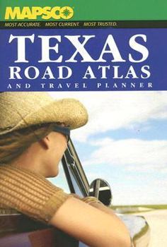 Paperback MAPSCO Texas Road Atlas and Travel Planner Book