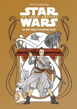 Paperback Star Wars Art of Colouring The Force Awakens Book