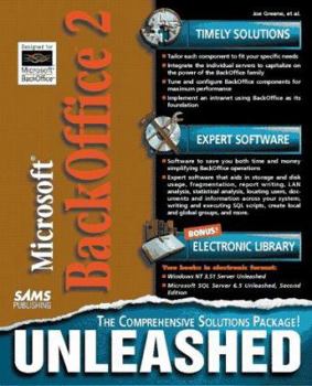 Paperback BackOffice Unleashed, with CD-ROM Book