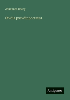 Paperback Stvdia psevdippocratea [German] Book