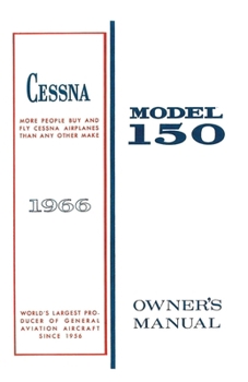 Paperback Cessna 1966 Model 150 Owner's Manual Book