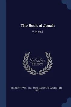 Paperback The Book of Jonah: V.14 no.6 Book