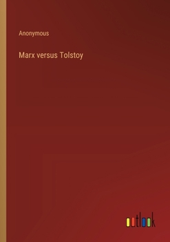 Paperback Marx versus Tolstoy Book
