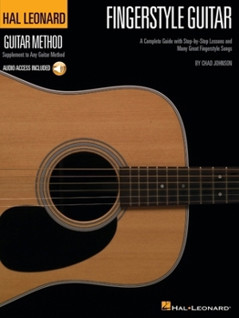 Paperback Fingerstyle Guitar Method Book/Online Audio [With CD (Audio)] Book