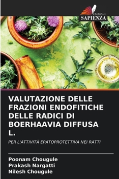 Paperback Valutazione Delle Frazioni Endofitiche Delle Radici Di Boerhaavia Diffusa L. [Italian] Book