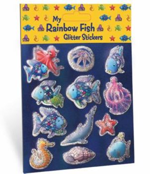 Paperback My Rainbow Fish Glitter Stickers Book