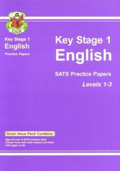 Paperback Key Stage One English: SATs Practice Papers: Levels 1-3 (Pt. 1 & 2) Book