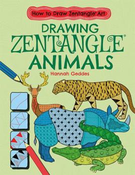 Library Binding Drawing Zentangle(r) Animals Book