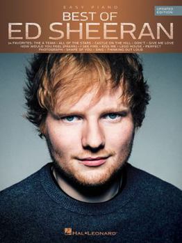 Paperback Best of Ed Sheeran for Easy Piano: Updated Edition Book