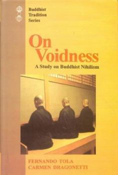 Hardcover On Voidness: Study on Buddhist Nihilism Book