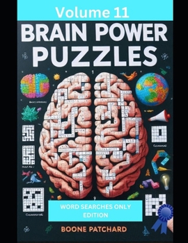 Paperback Brain Power Puzzles 11: Word Search Challenge Book