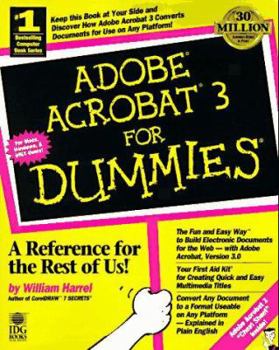 Paperback Adobe Acrobat 3 for Dummies Book