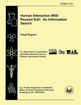 Paperback Human Interaction With Reused Soil: An Information Search: Final Report Book