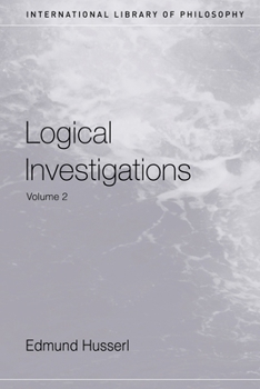 Paperback Logical Investigations: Volume II Book