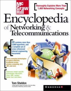 Hardcover McGraw Hill's Encyclopedia of Networking and Telecommunications [With CDROM] Book
