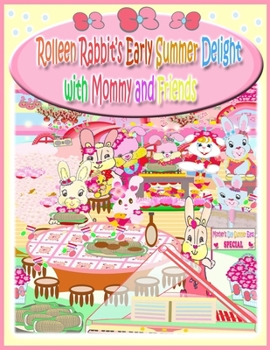 Paperback Rolleen Rabbit's Early Summer Delight with Mommy and Friends Book