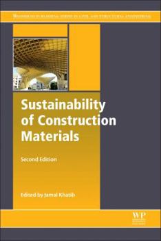 Hardcover Sustainability of Construction Materials Book