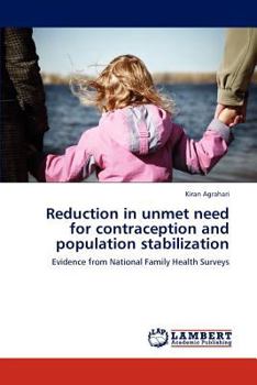 Paperback Reduction in unmet need for contraception and population stabilization Book