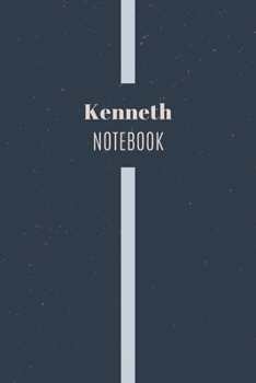 Paperback Kenneth's Notebook: Personalized Name Journal Writing Notebook For Men and Boys, Perfect gift idea for Husband, Father, Boyfriend........, Book