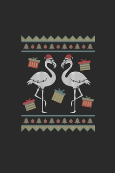 Ugly Christmas Flamingo: Graph Paper Notebook (6" x 9" - 120 pages) ~ Christmas Themed Notebook for Daily Journal, Diary, and Gift