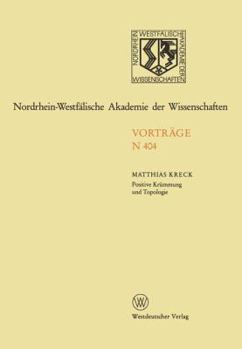 Paperback Positive Krümmung Und Topologie [German] Book