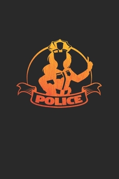 Police: 6x9 Police lined ruled paper notebook notes