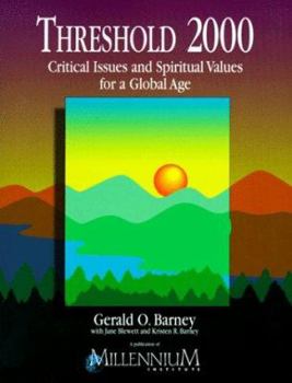 Paperback Threshold 2000: Critical Issues and Spiritual Values for a Global Age Book