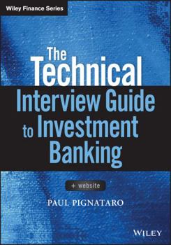Paperback The Technical Interview Guide to Investment Banking, + Website Book